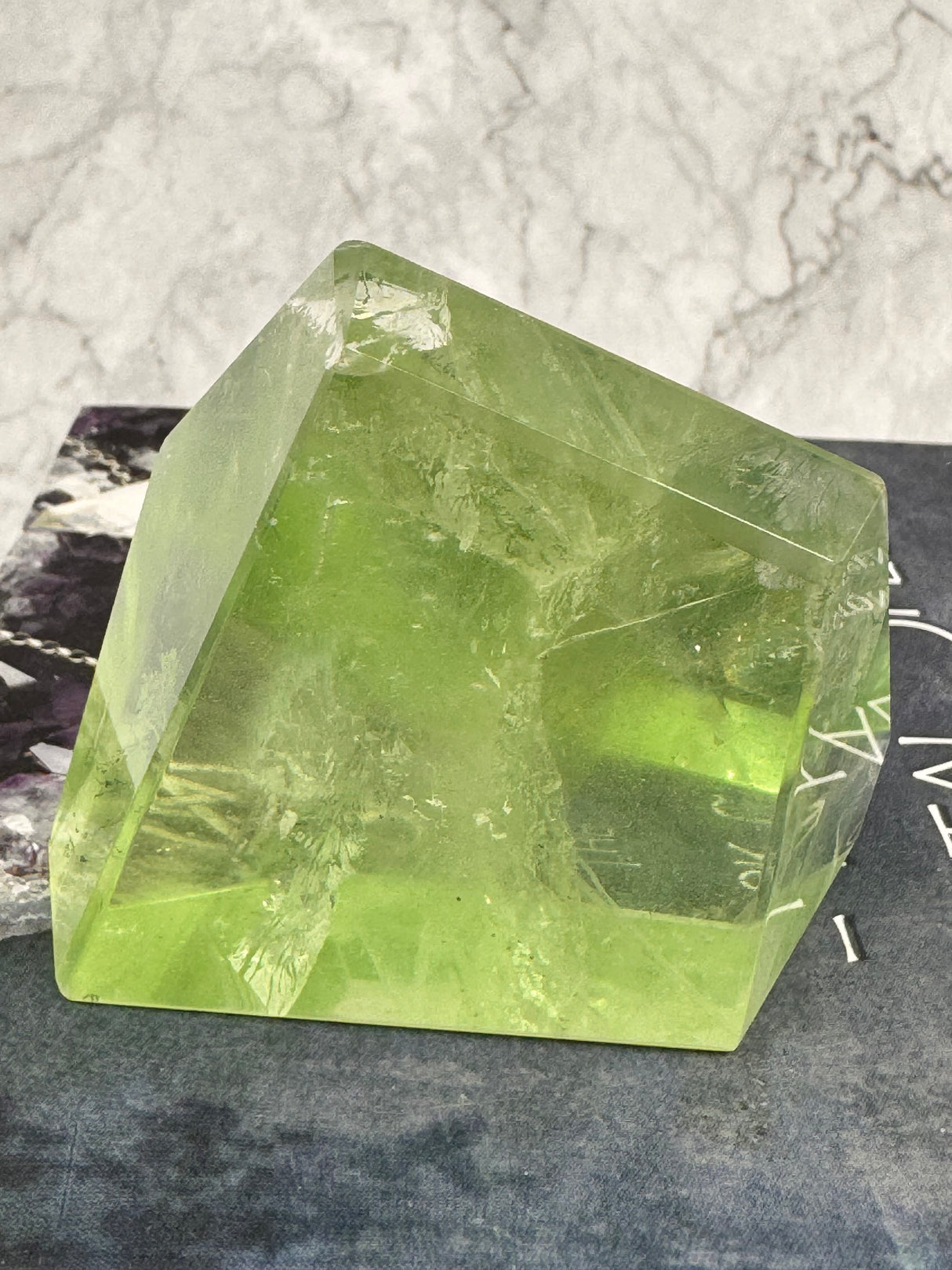 Green Fluorite Freeform 290g – Stone of Renewal, Focus and Heart Clarity