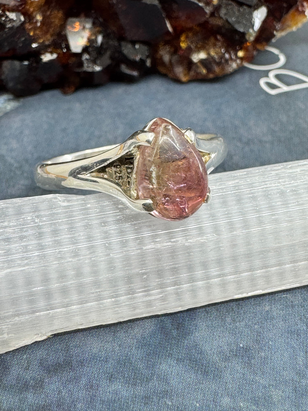 Watermelon Tourmaline Ring Size 9 – A Talisman of Heart Healing