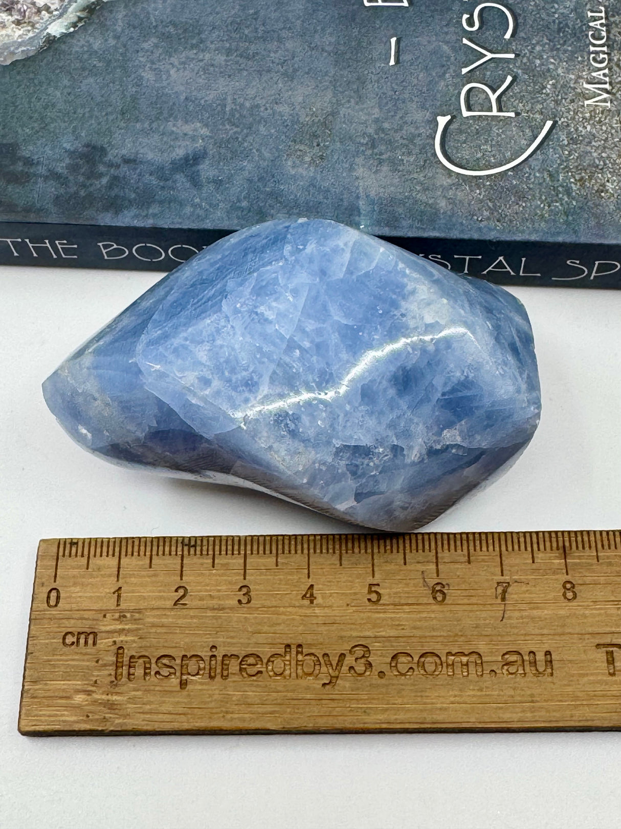 Blue Calcite Flame - “I do not allow outside influences to disturb my inner peace”.