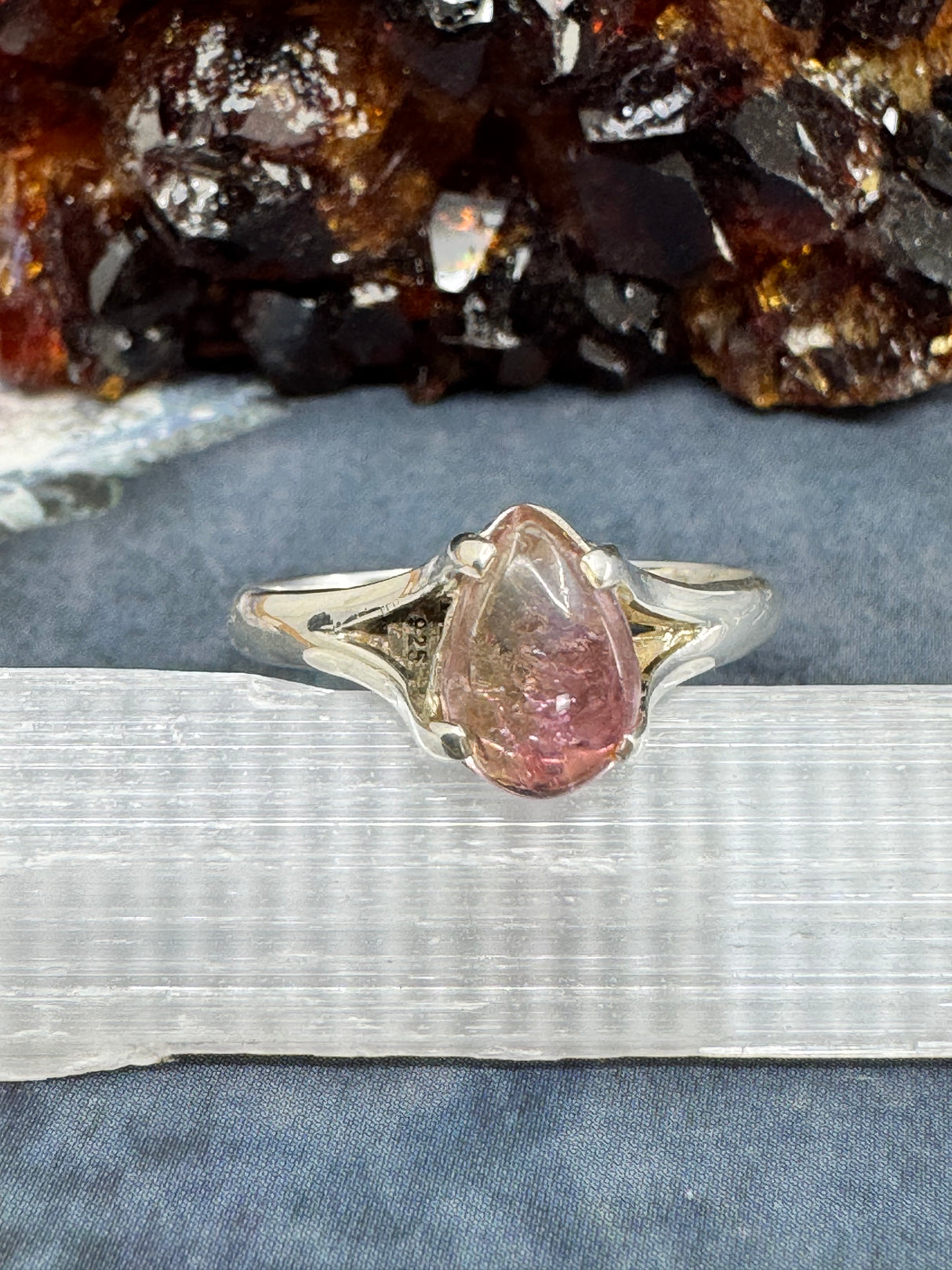 Watermelon Tourmaline Ring Size 9 – A Talisman of Heart Healing