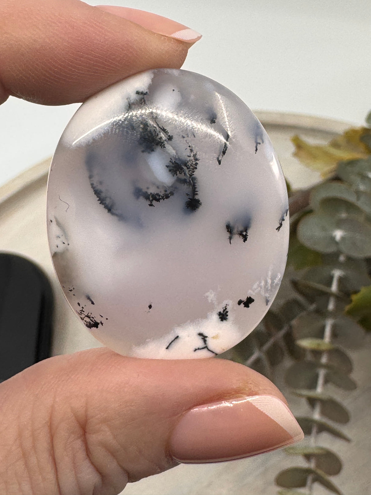 Dendritic Agate Cabochon | Nature’s Stone for Jewellery & Craft