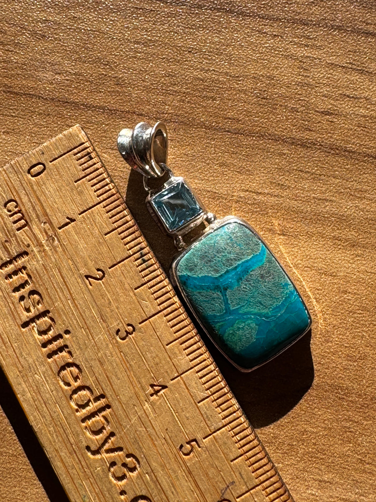 Chrysocolla - "I am not afraid to communicate my wisdom and truth."
