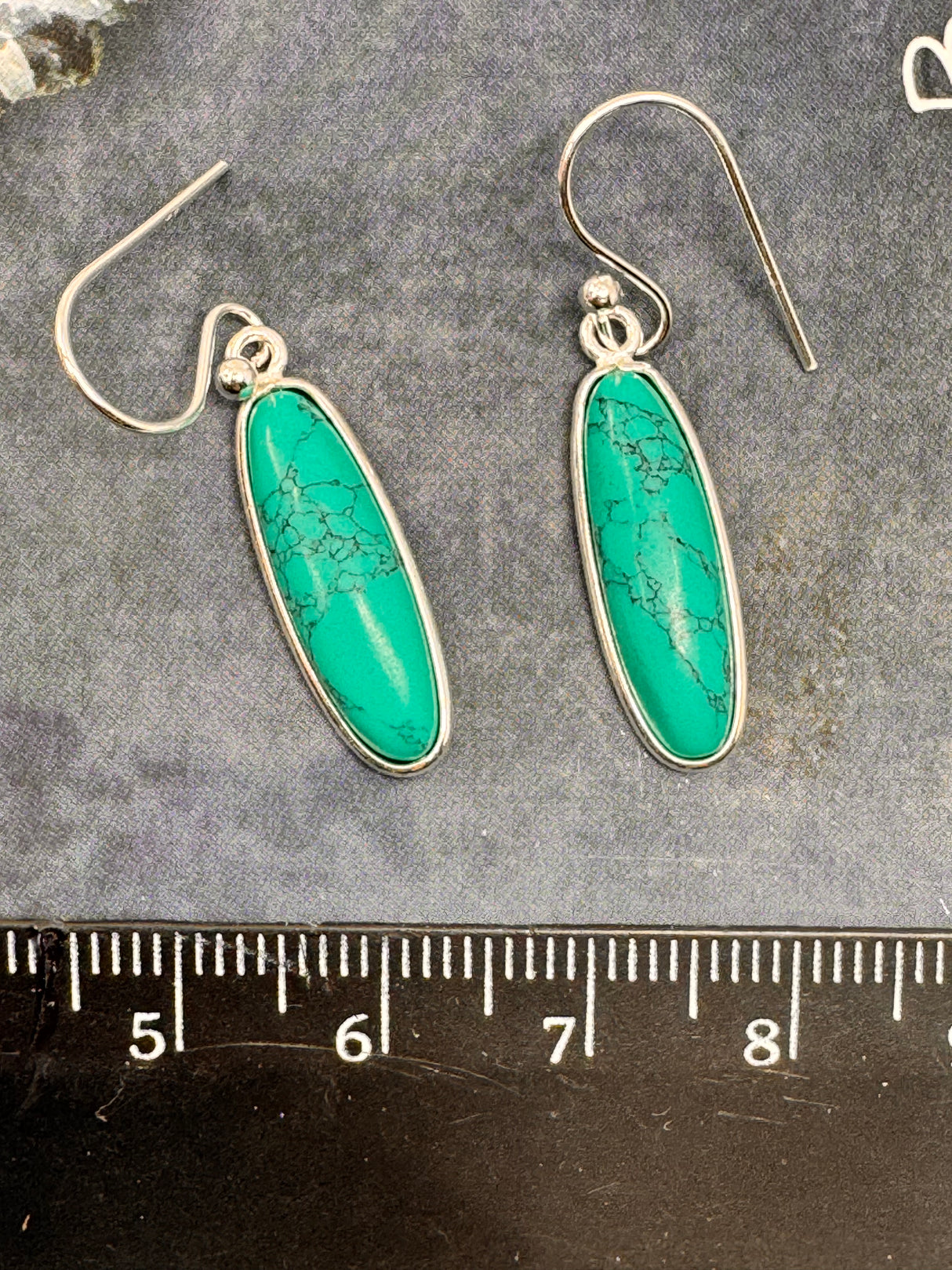 Turquoise Tibet Silver Earrings - "I express myself from a place of calmness, love, and truth."