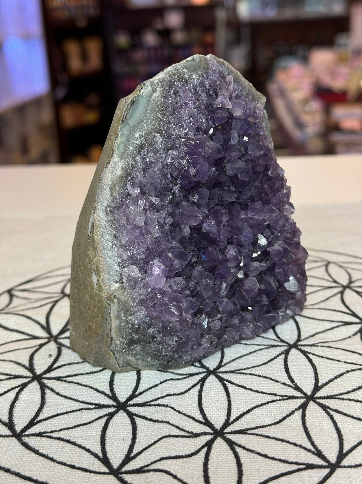 Amethyst Cluster 770g #35 - “I trust my intuition and allow it to guide me each day”