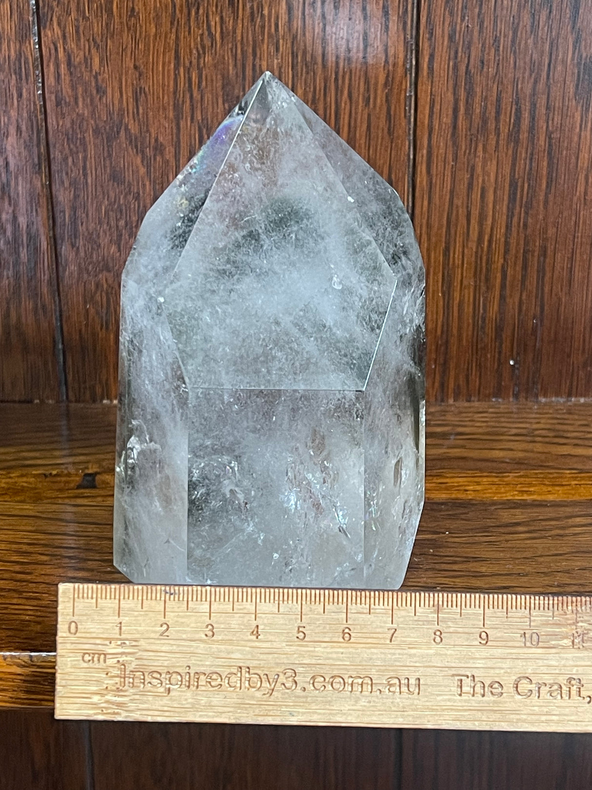 Garden Quartz (Lodalite) Generator - 860g - “ I let go of past hurt and allow myself to heal” .