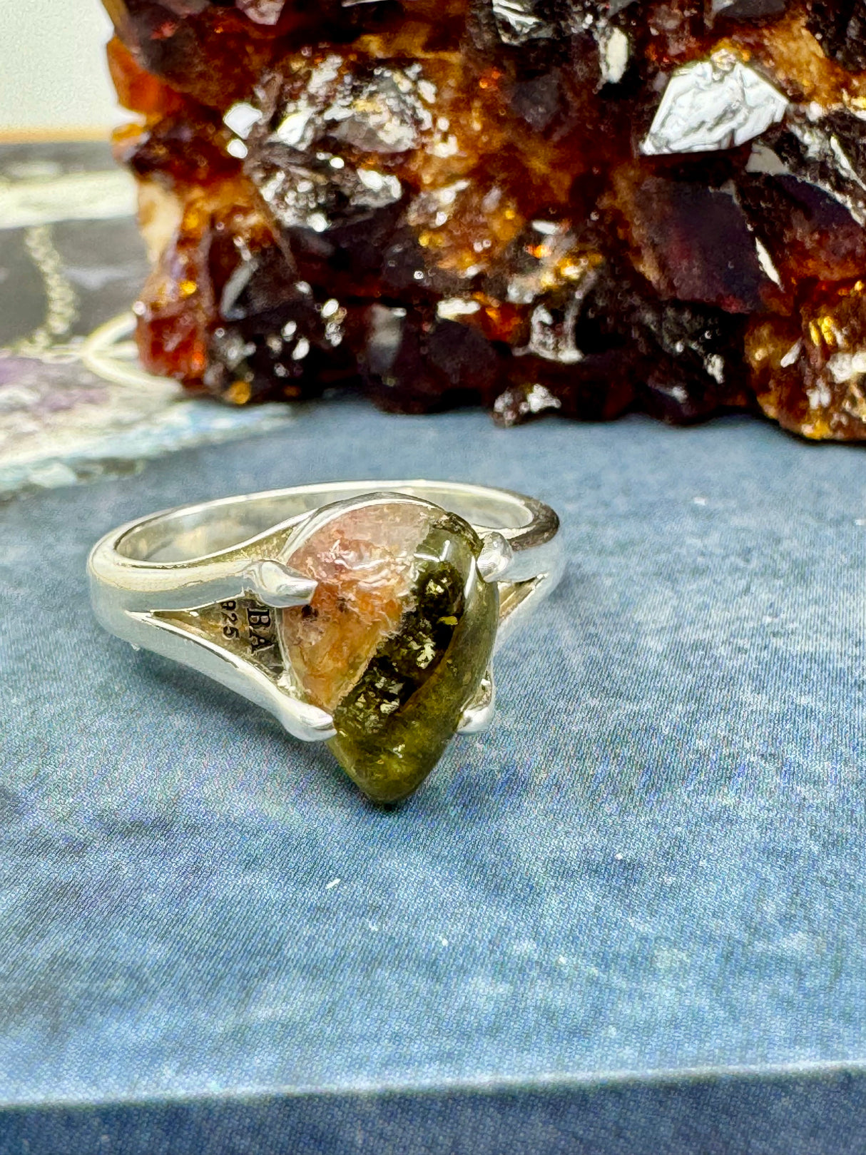 Watermelon Tourmaline Ring Size 7 – A Talisman of Heart Healing