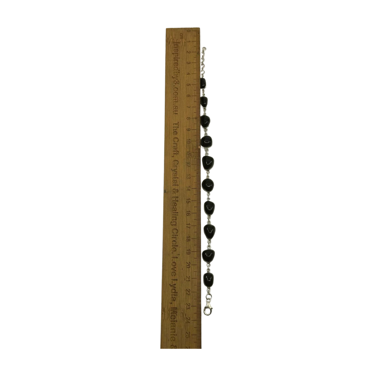 Black Onyx Sterling Silver Bracelet | Protection & Grounding