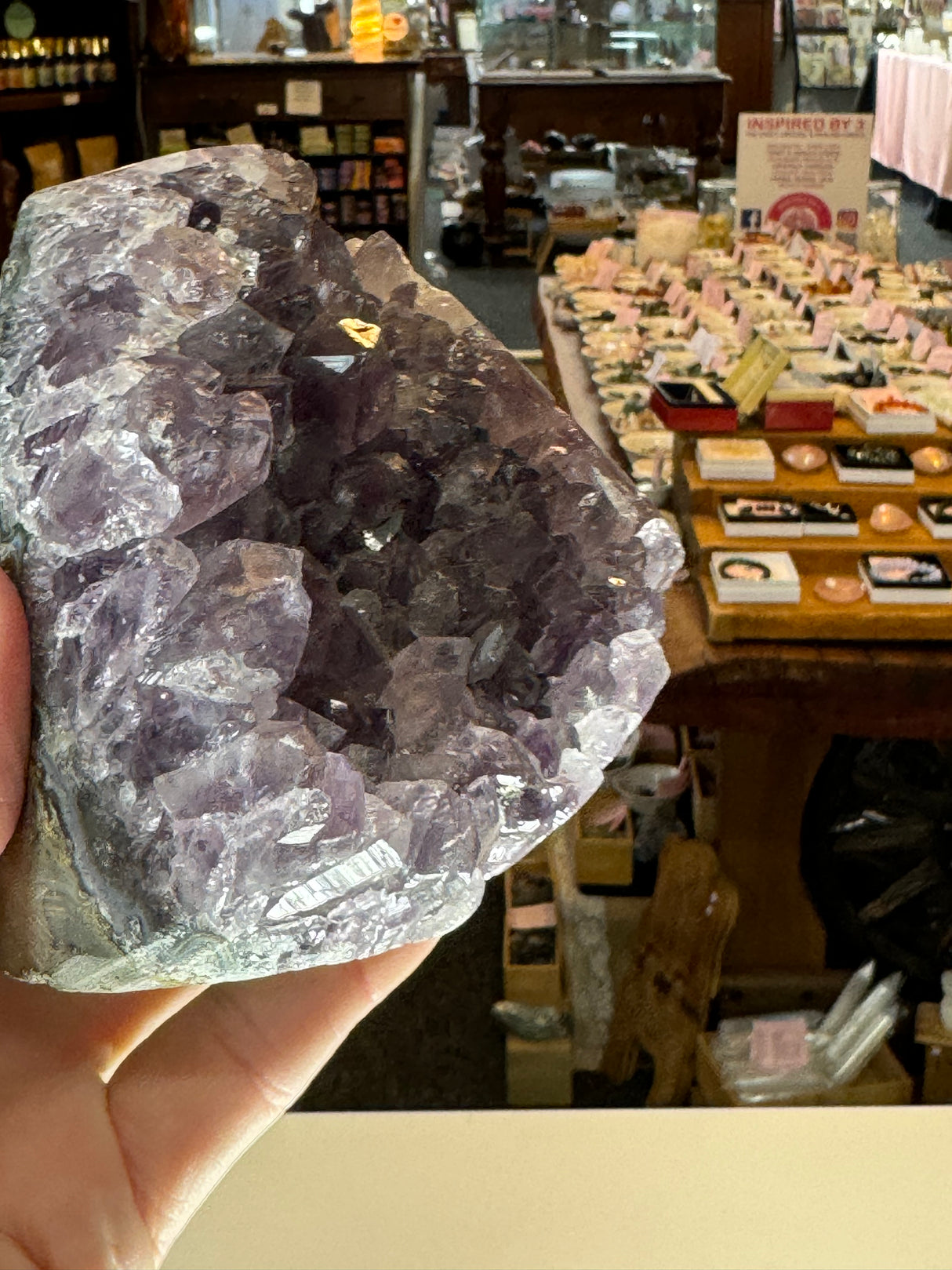 Amethyst Cluster 720g #42 - “I trust my intuition and allow it to guide me each day”