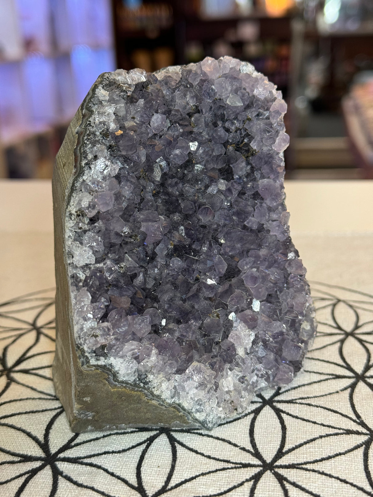 Amethyst Cluster 829g #36 - “I trust my intuition and allow it to guide me each day”