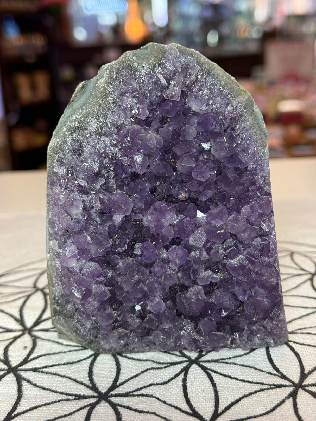 Amethyst Cluster 770g #35 - “I trust my intuition and allow it to guide me each day”