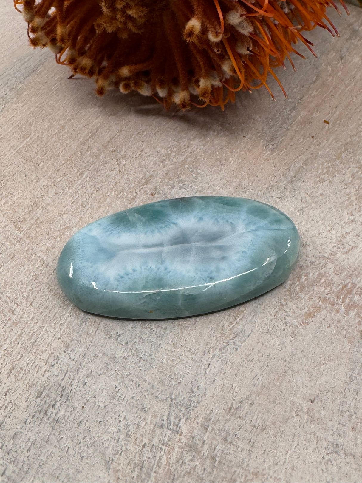 Larimar Cabochon | Ocean Blue Crystals for Jewellery & Craft