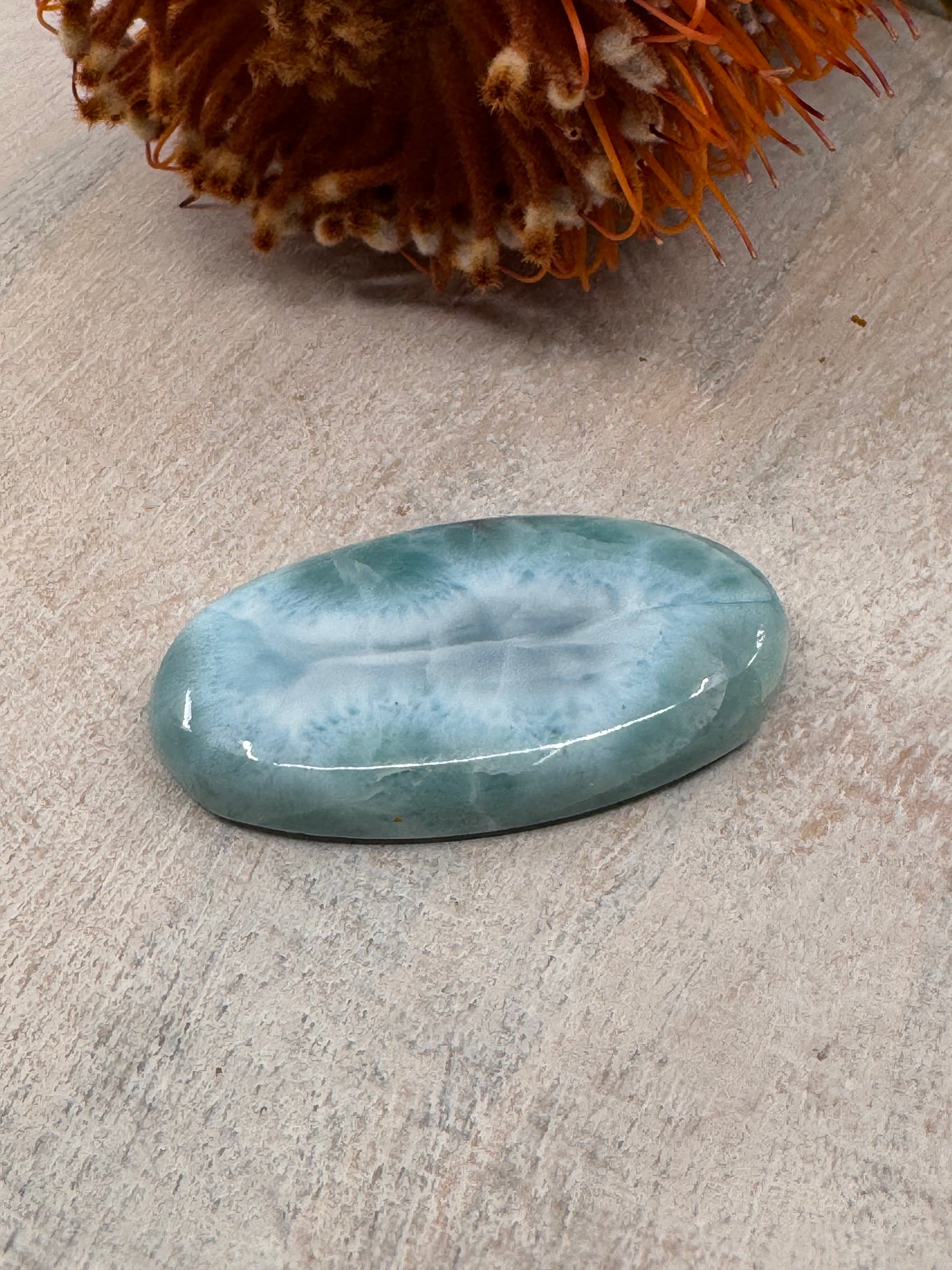 Larimar Cabochon | Ocean Blue Crystals for Jewellery & Craft