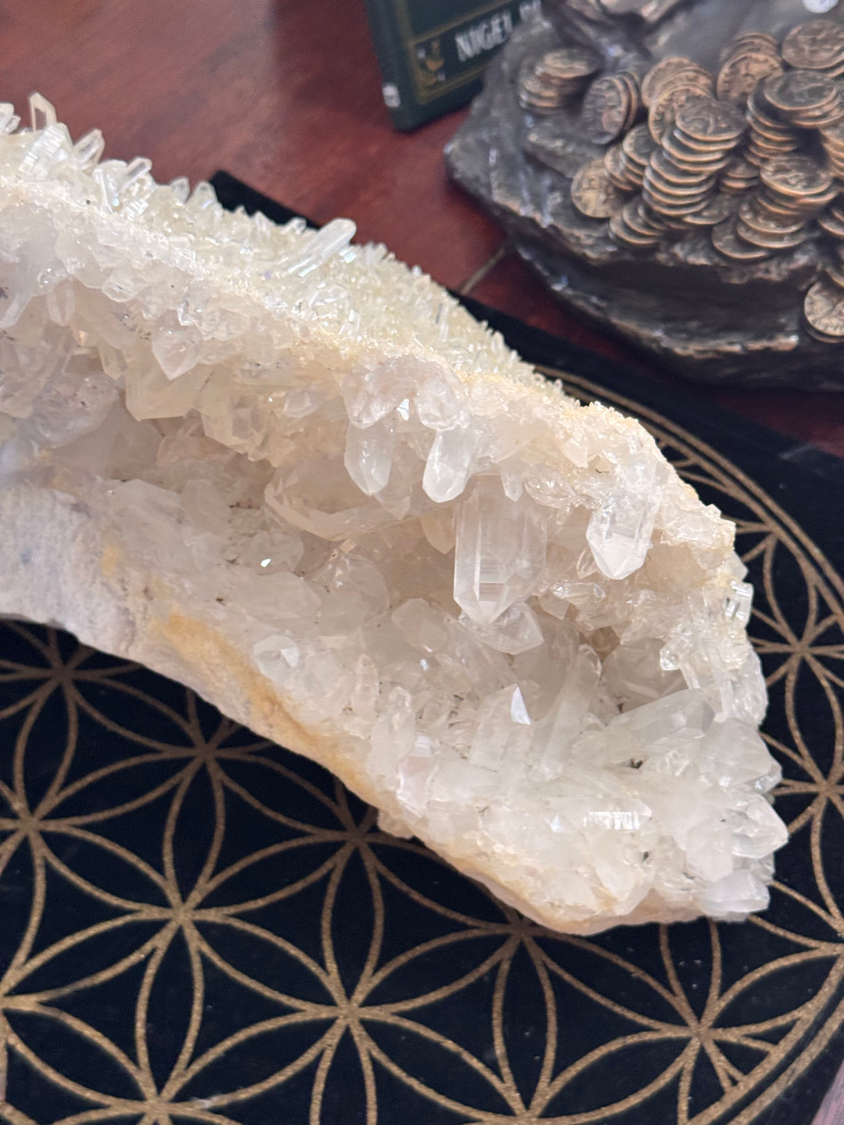 Large Himalayan Quartz Cluster – 5.3kg of Sparkling Crystal Formations