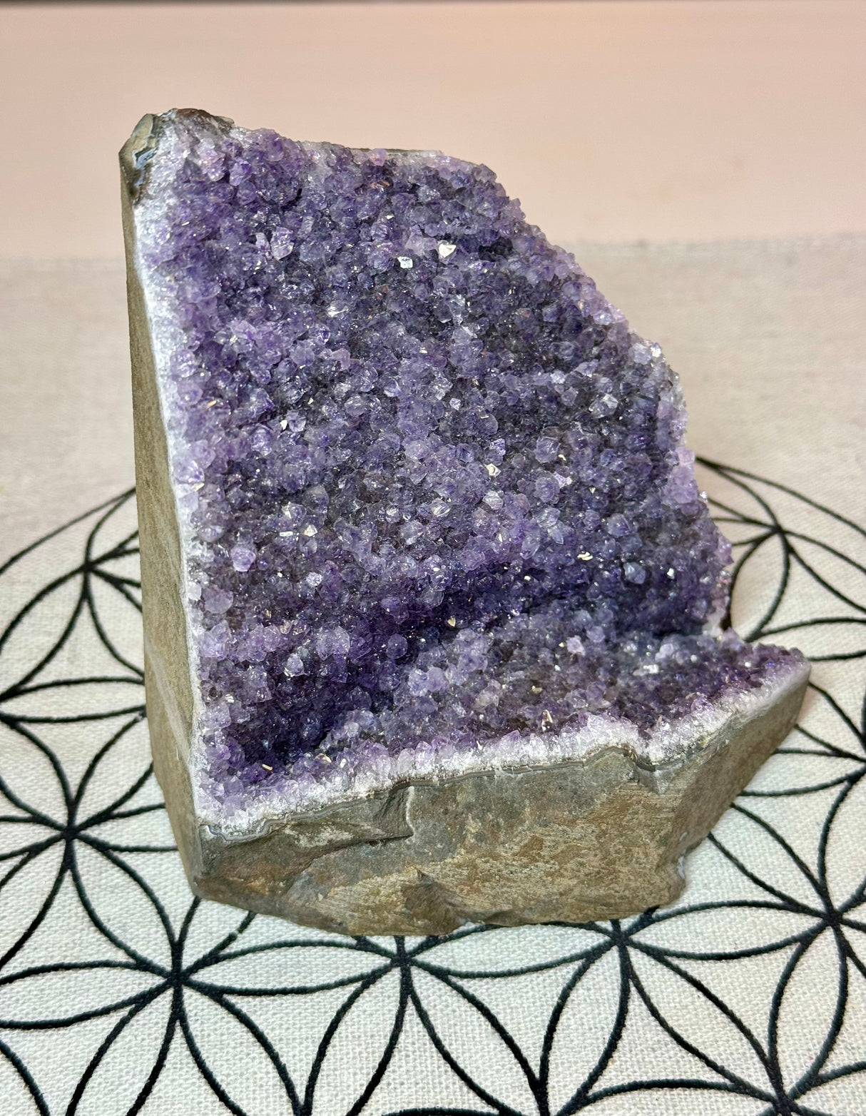 Amethyst Cluster 931g #31 - “I trust my intuition and allow it to guide me each day”