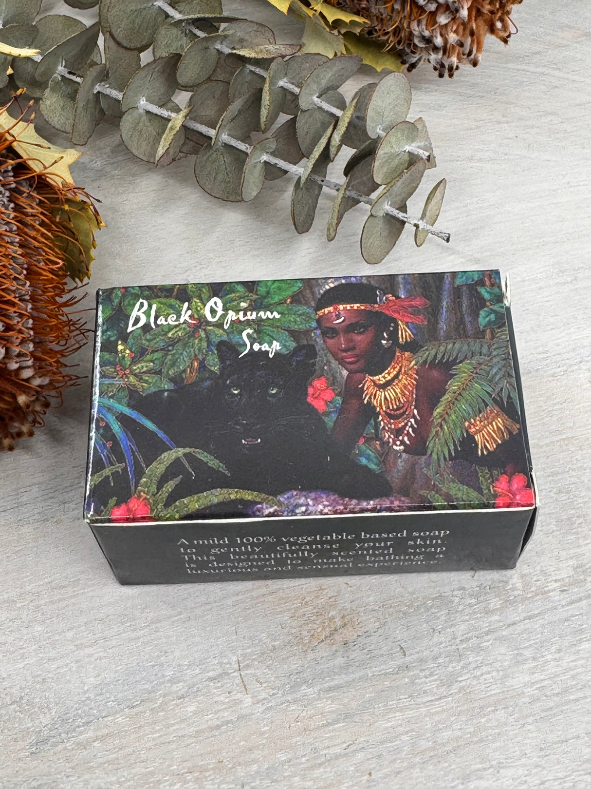 Black Opium scented soap by Kamini – 100 gram vegetable-based bar