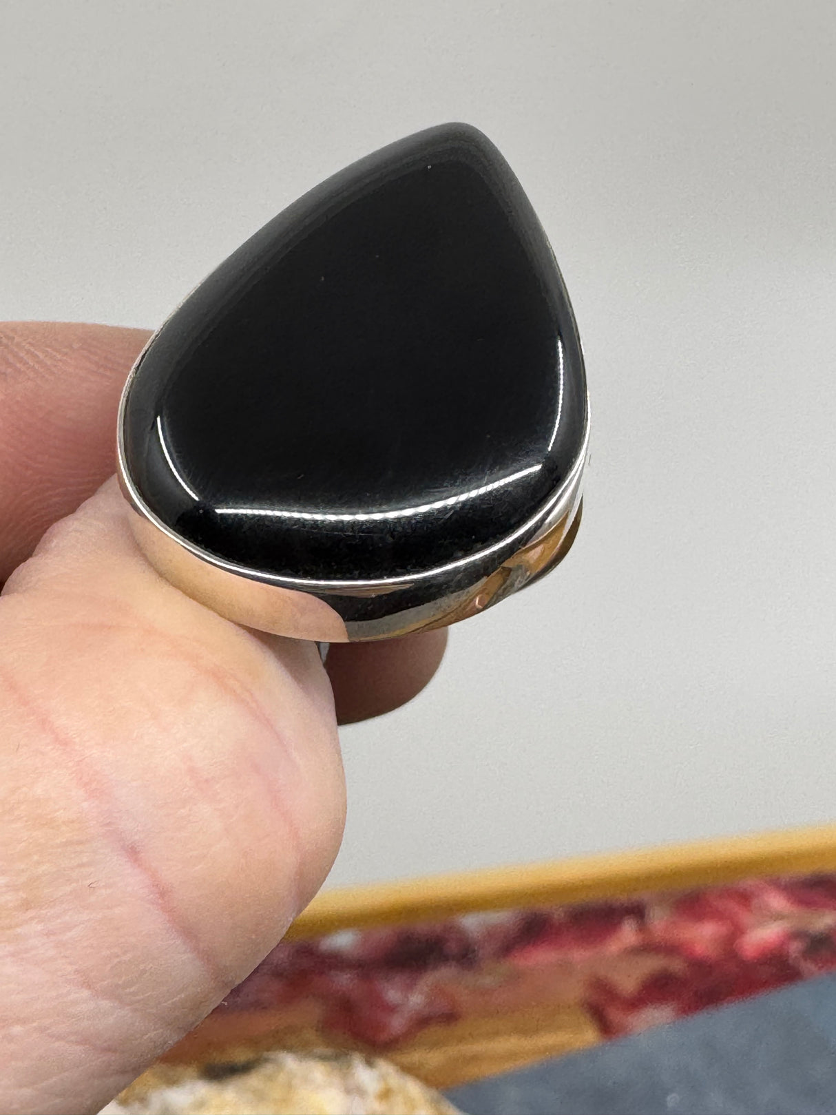 Black Onyx Ring Size 9 -"I am focused and can do anything I set my mind to."