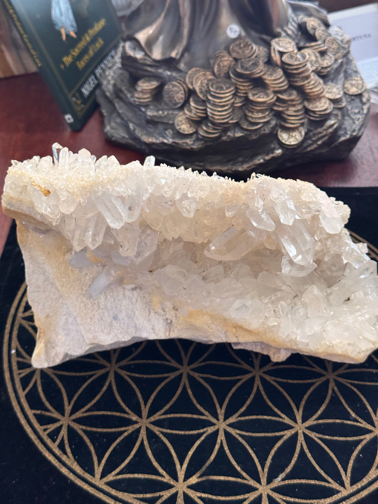 Large Himalayan Quartz Cluster – 5.3kg of Sparkling Crystal Formations