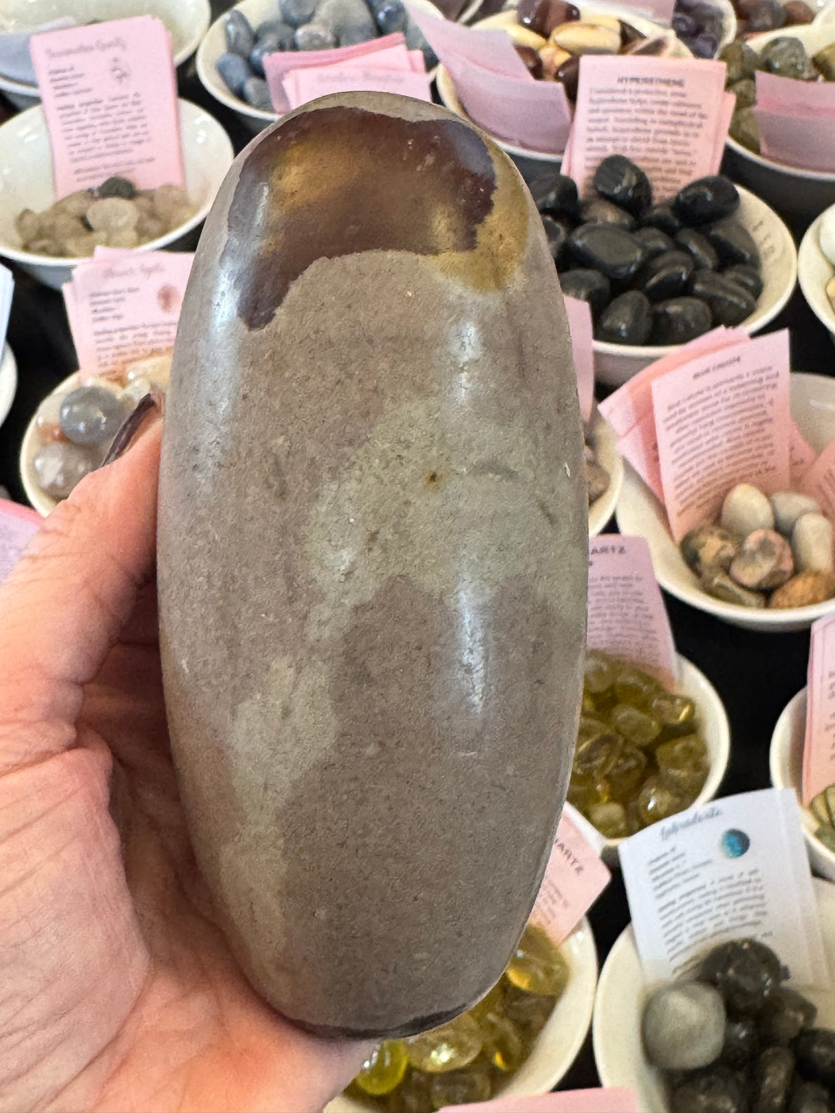 6 -Inch Shiva Lingam Crystal - Sacred Stone of Balance & Transformation