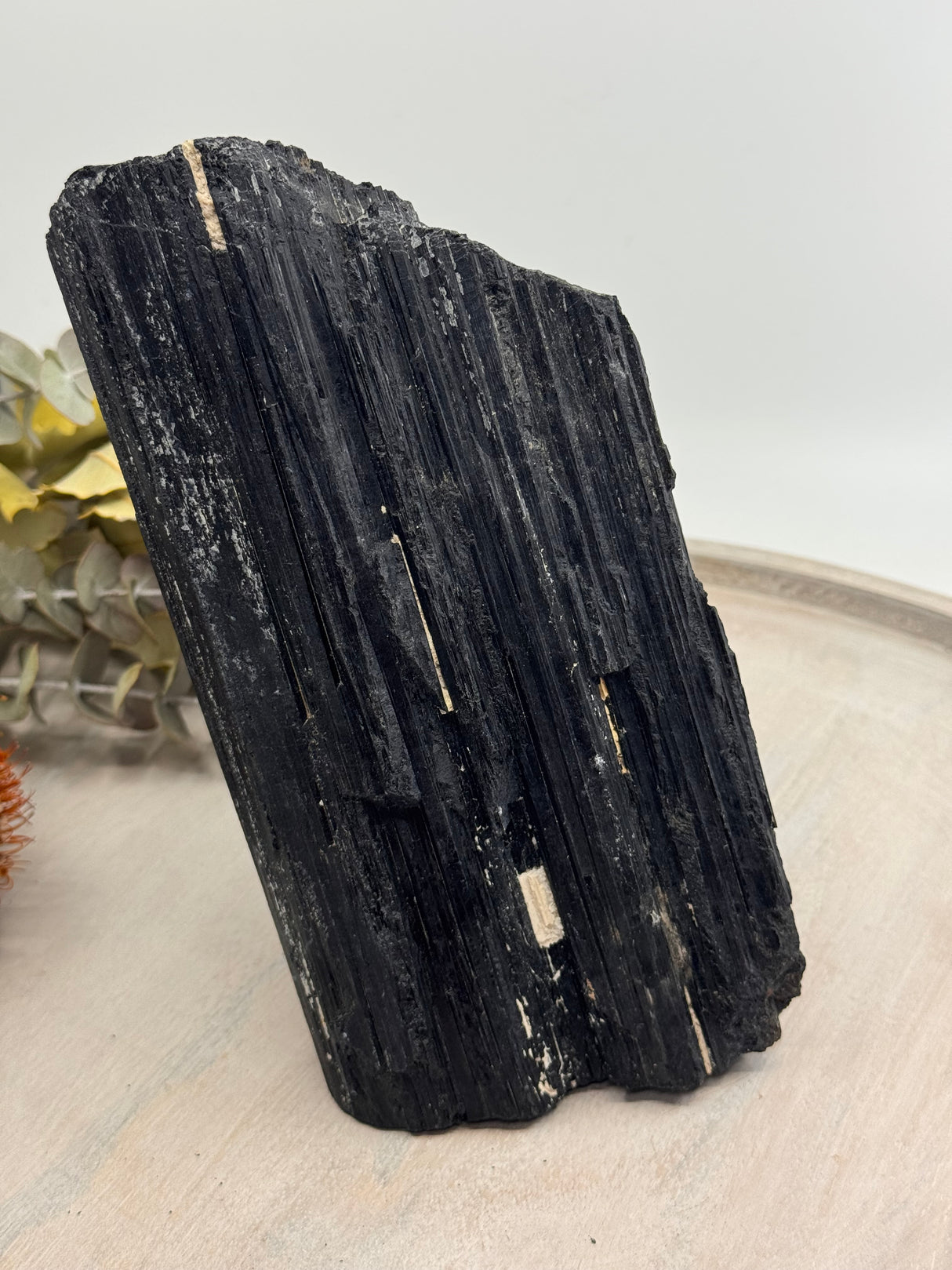 Black Tourmaline Specimen – 2.239kg Grounding Crystal
