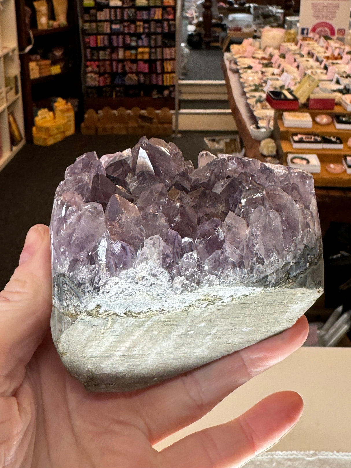 Amethyst Cluster 720g #42 - “I trust my intuition and allow it to guide me each day”