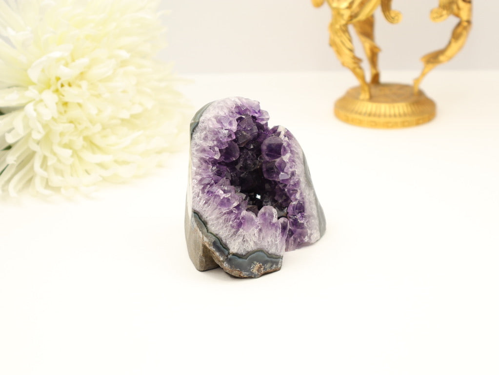 Amethyst Geode Cave | 8.5cm | 394g | Protection & Intuition