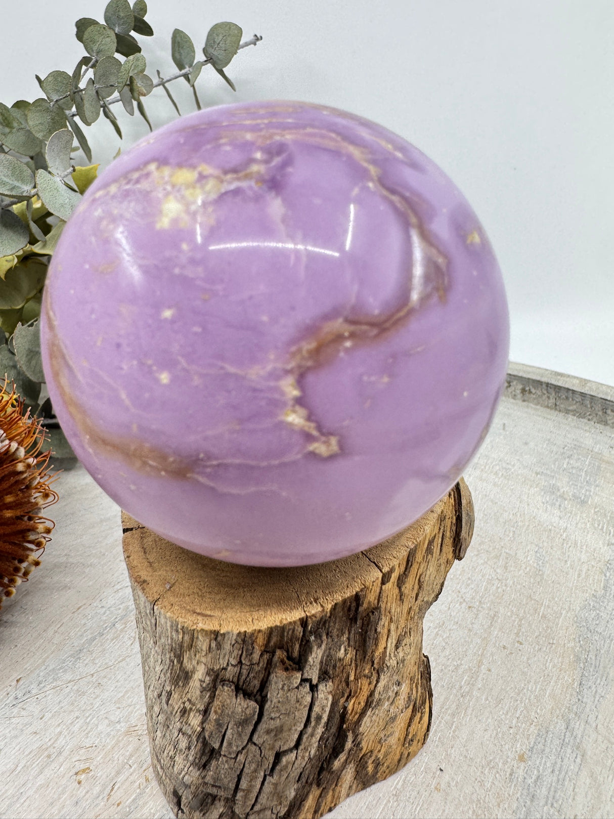 Phosphosiderite Sphere – Stone of Serenity, Spiritual Growth & Higher Connection | 302g Crystal Sphere