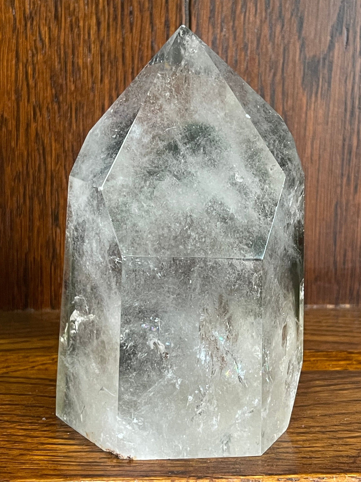 Garden Quartz (Lodalite) Generator - 860g - “ I let go of past hurt and allow myself to heal” .