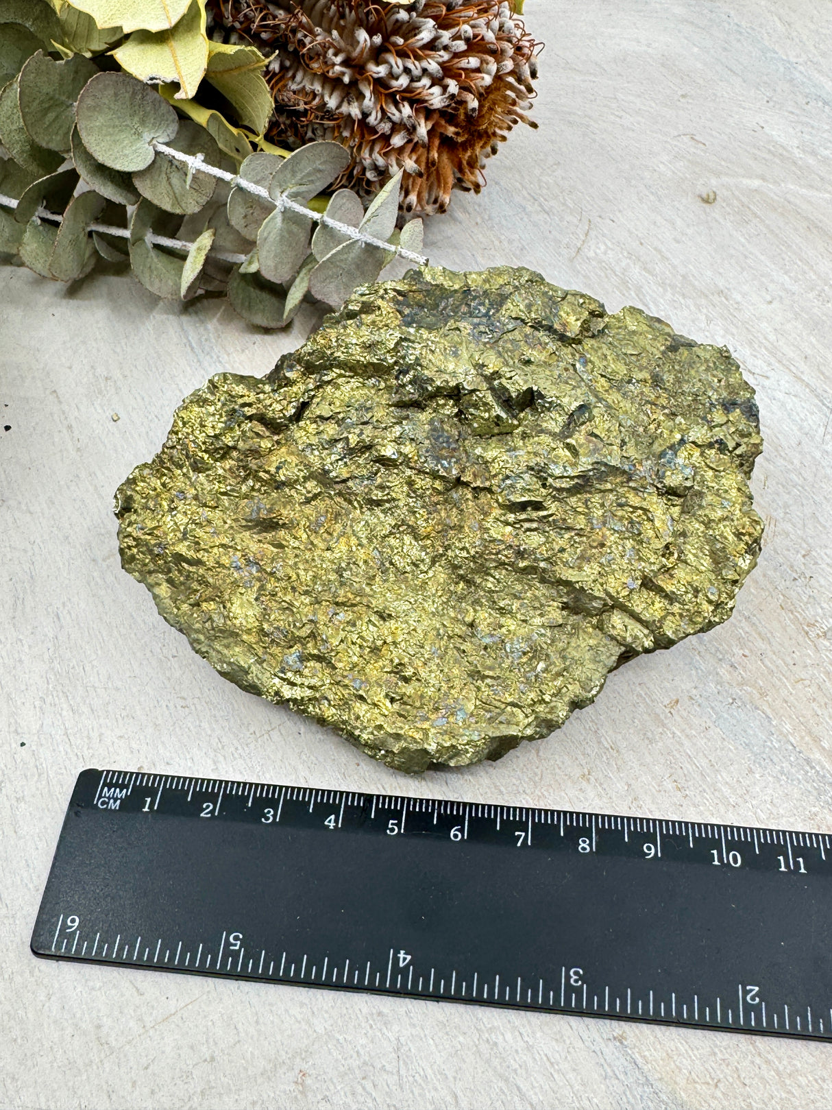 Chalcopyrite (Peacock Ore) Natural Chunk 421g (11cm) – Stone of Joy, Abundance & Transformation