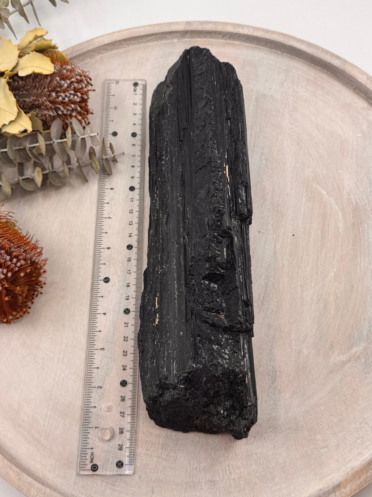 Black Tourmaline Specimen – 2.43kg Protective Crystal