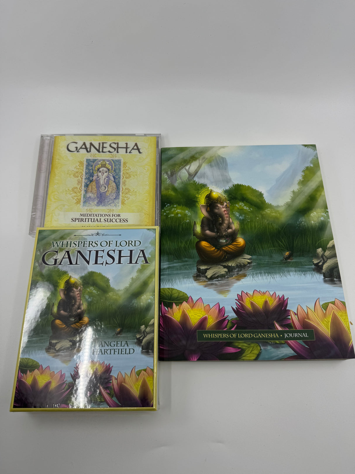 Whispers of Lord Ganesha Gift Set - Journal - Oracle Cards & Meditation