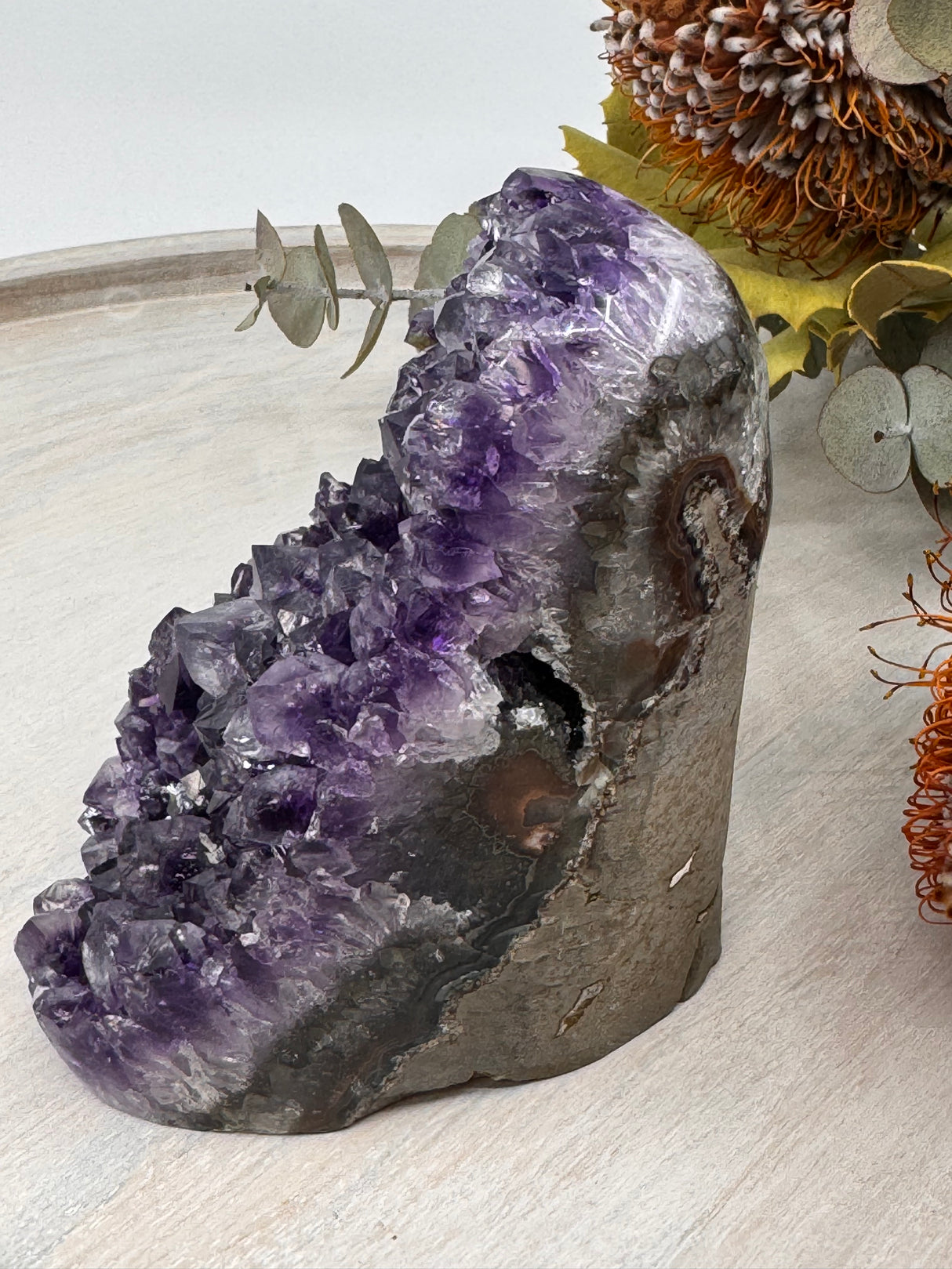 Amethyst Cluster | Healing Crystal of Peace & Protection | 879g