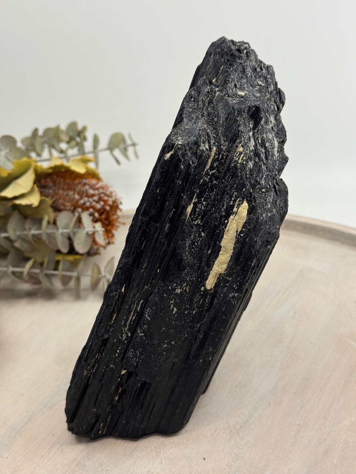 Black Tourmaline Specimen – 2.239kg Grounding Crystal