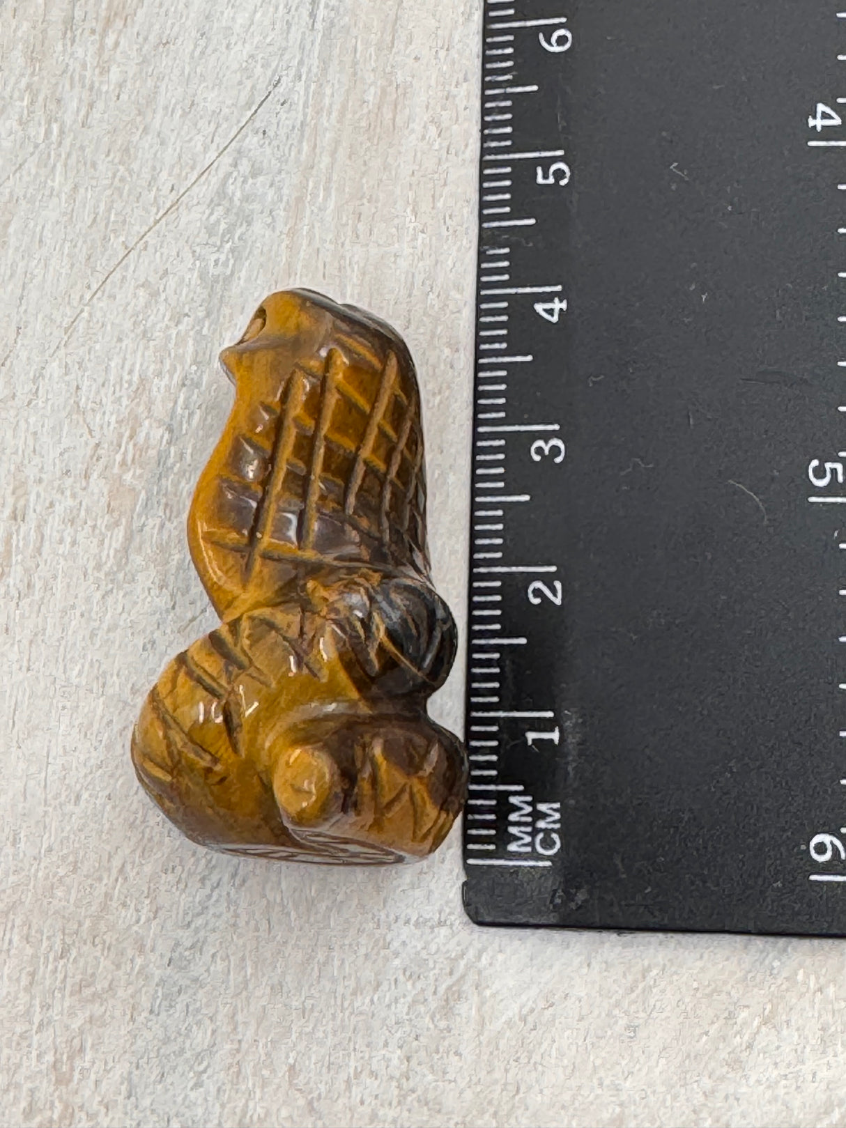 Tiger Eye Snake Carving – Crystal of Courage & Transformation