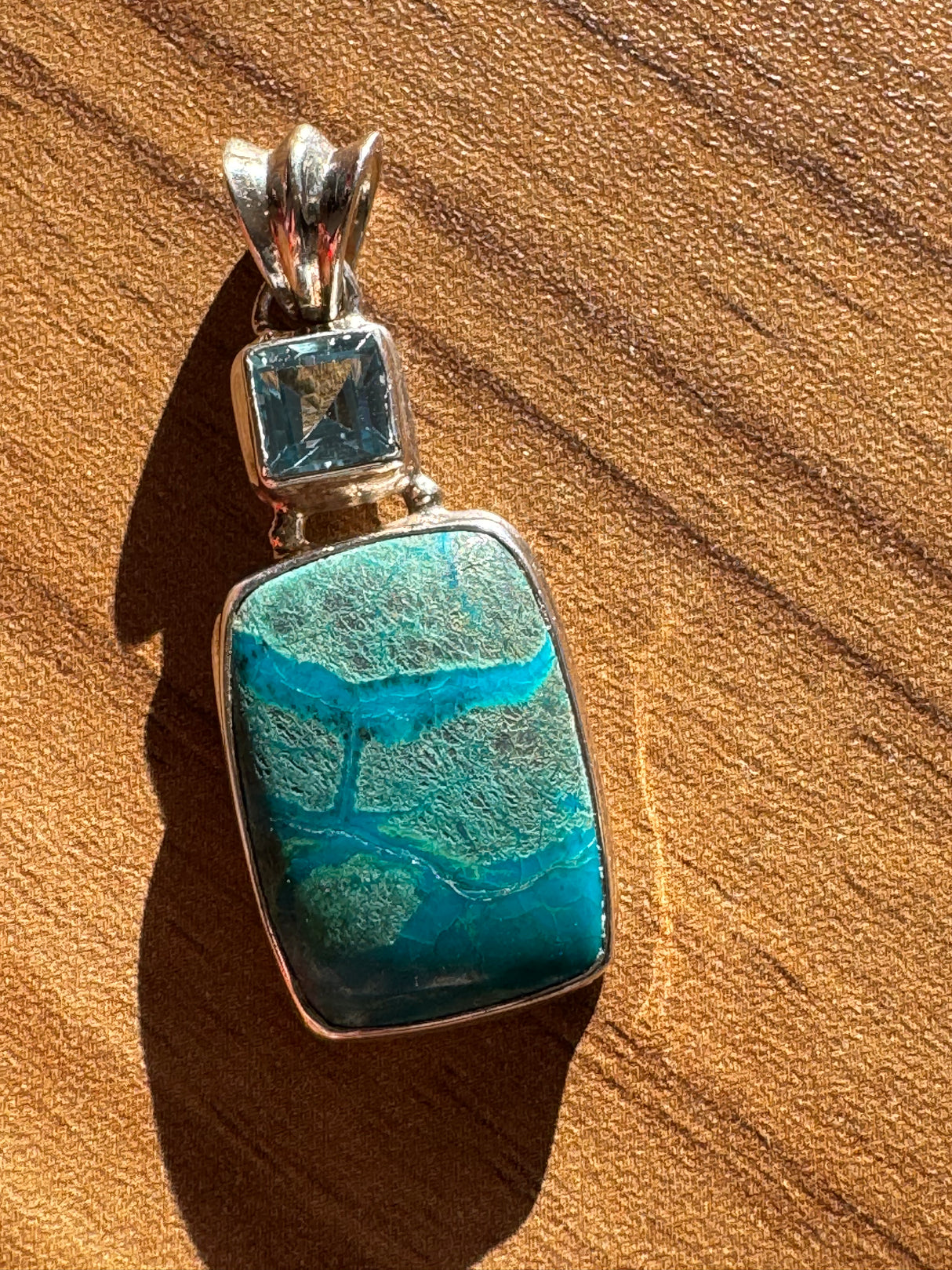 Chrysocolla - "I am not afraid to communicate my wisdom and truth."