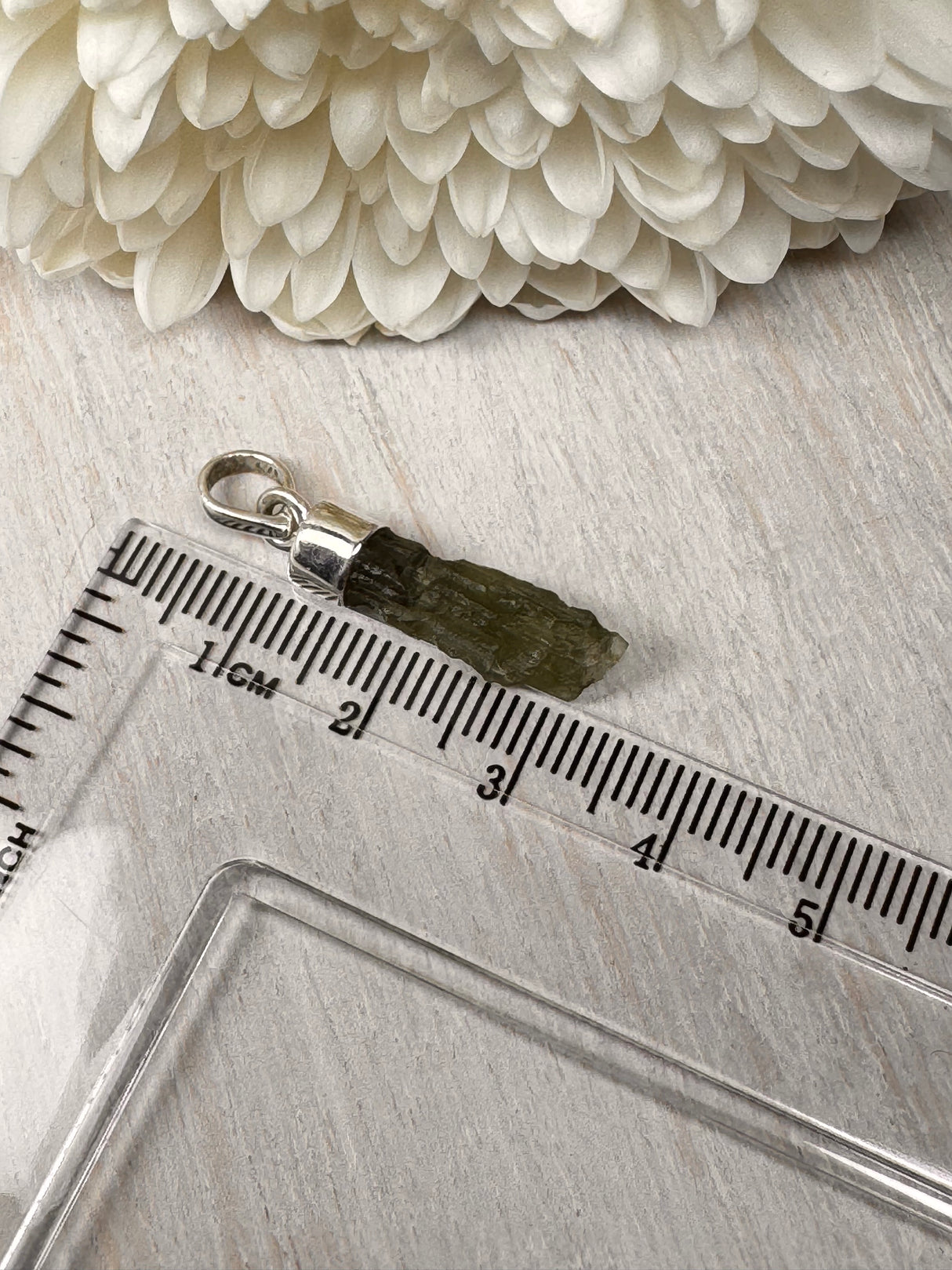 Moldavite Silver Pendant #7 1.46g- Transformation & Protection