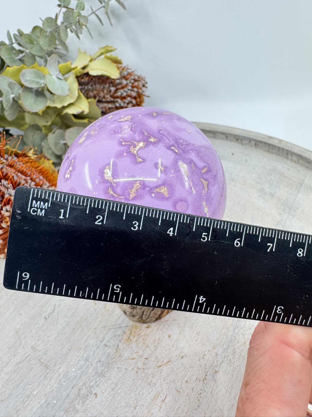 Phosphosiderite Sphere – Calming Stone for Peace, Divine Connection & Higher Wisdom | 377 g Crystal Sphere