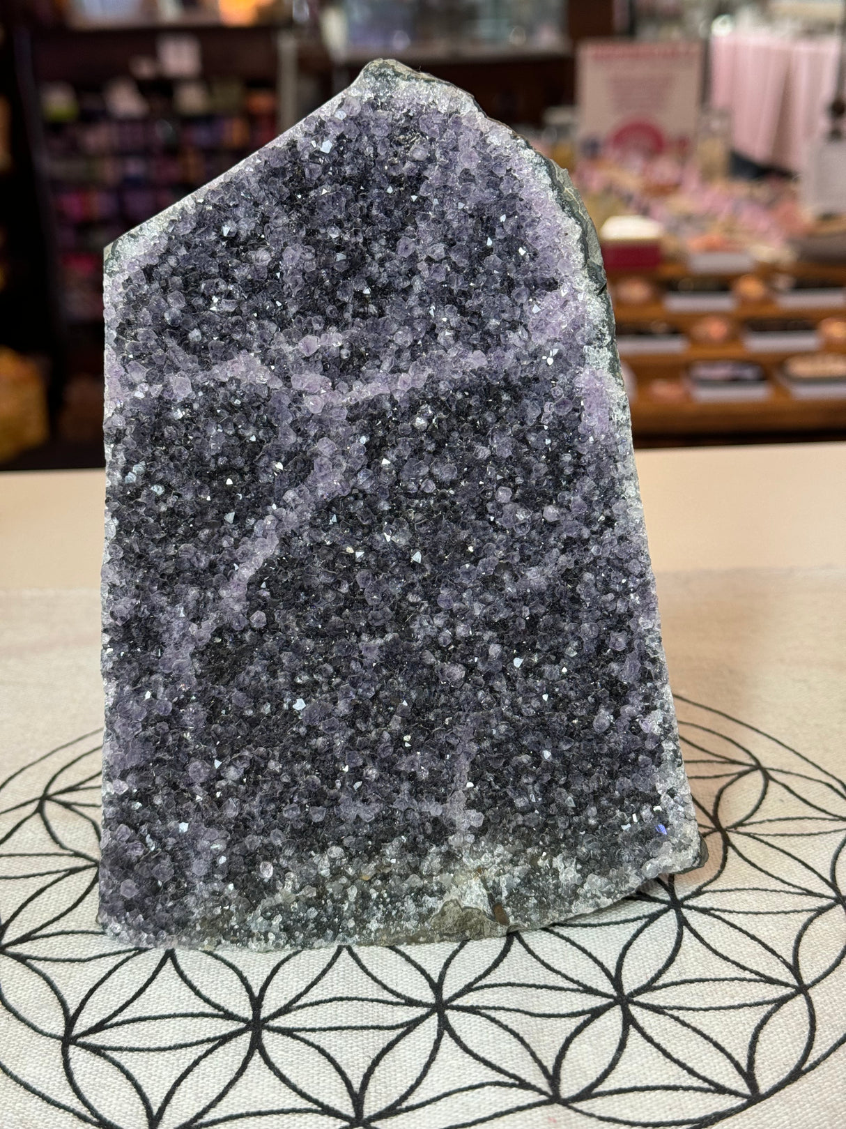 Amethyst Cluster 1937g #41 - “I trust my intuition and allow it to guide me each day”