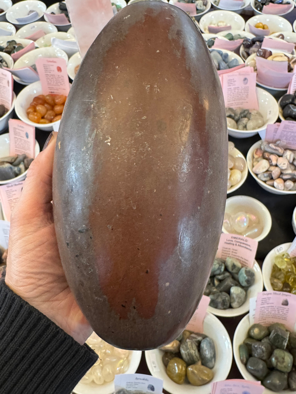 9 -Inch Shiva Lingam Crystal 3.5kilos - Sacred Stone of Balance & Transformation