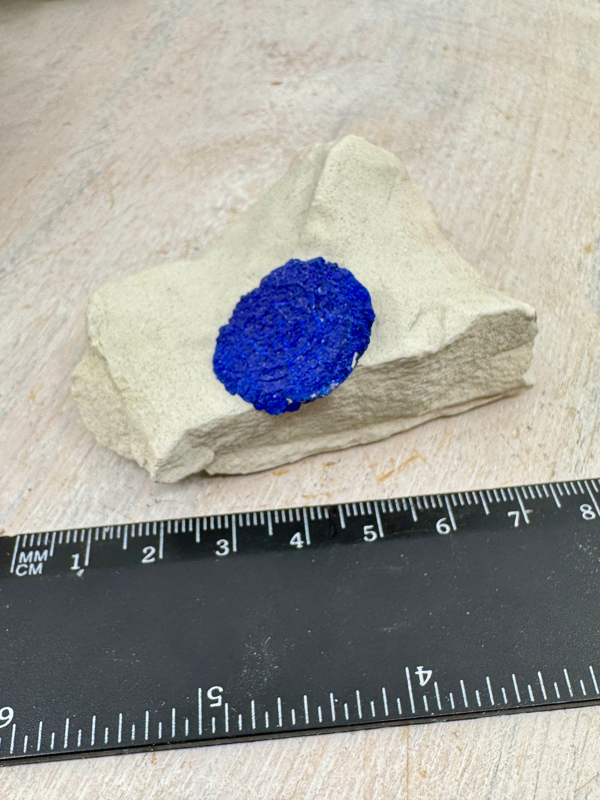 Azurite Sun #4 – 72g (7x5x3cm) – Rare Australian Mineral for Psychic Vision & Transformation