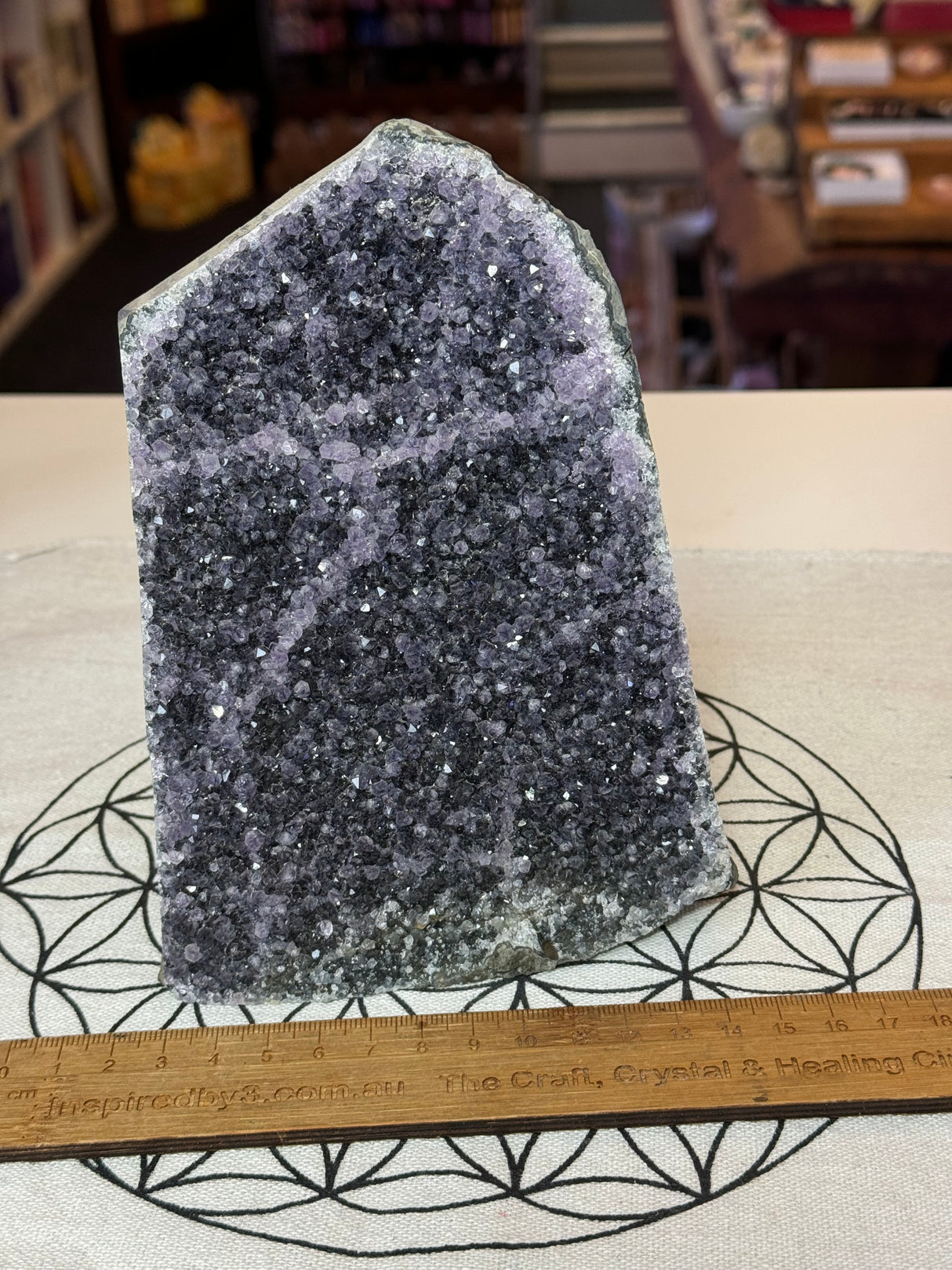 Amethyst Cluster 1937g #41 - “I trust my intuition and allow it to guide me each day”