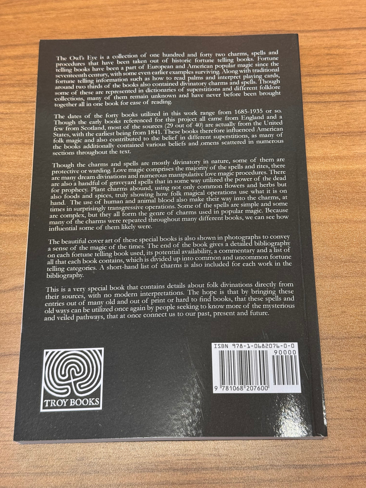 The Owl’s Eye – Corinne Boyer | Historical Charms & Spells