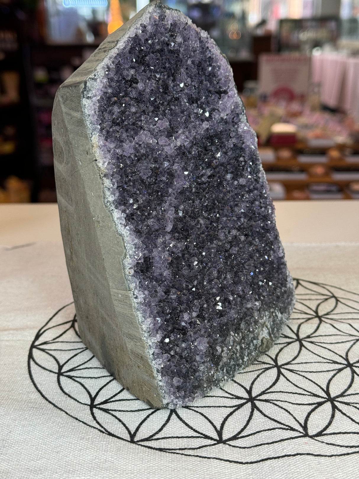 Amethyst Cluster 1937g #41 - “I trust my intuition and allow it to guide me each day”