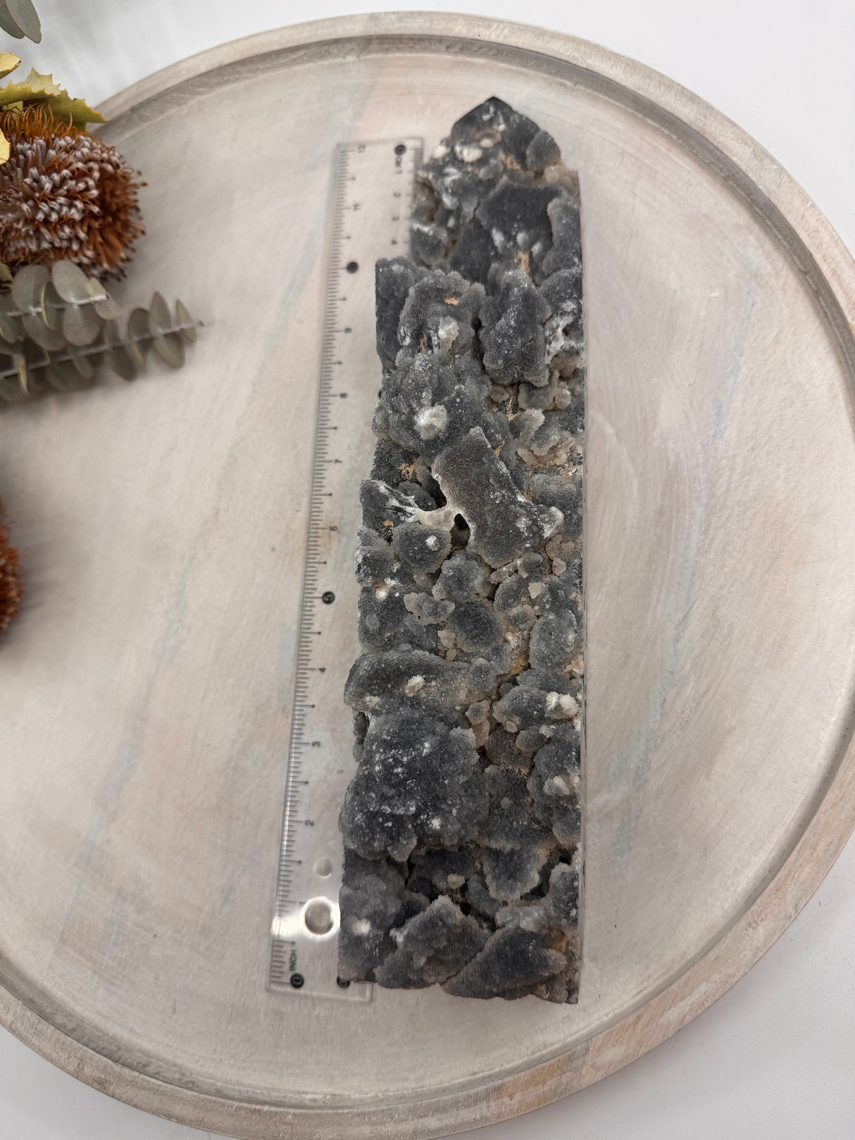 Sphalerite Tower with Druzy Formations – 1.763kg