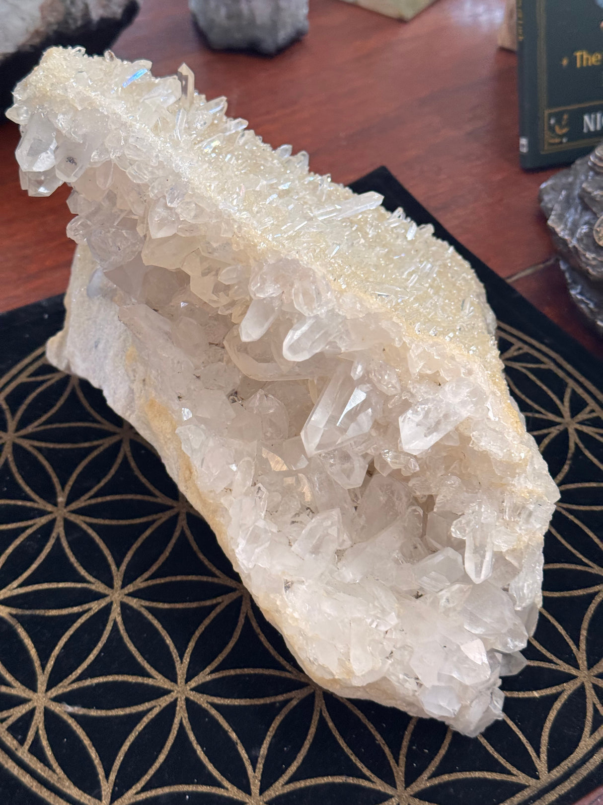 Large Himalayan Quartz Cluster – 5.3kg of Sparkling Crystal Formations