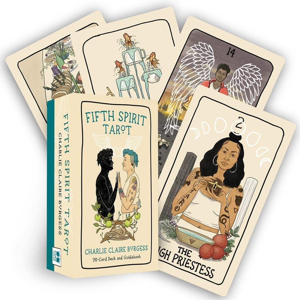 Fifth Spirit Tarot: A 78-Card Deck and Guidebook - Charlie Claire Burgess