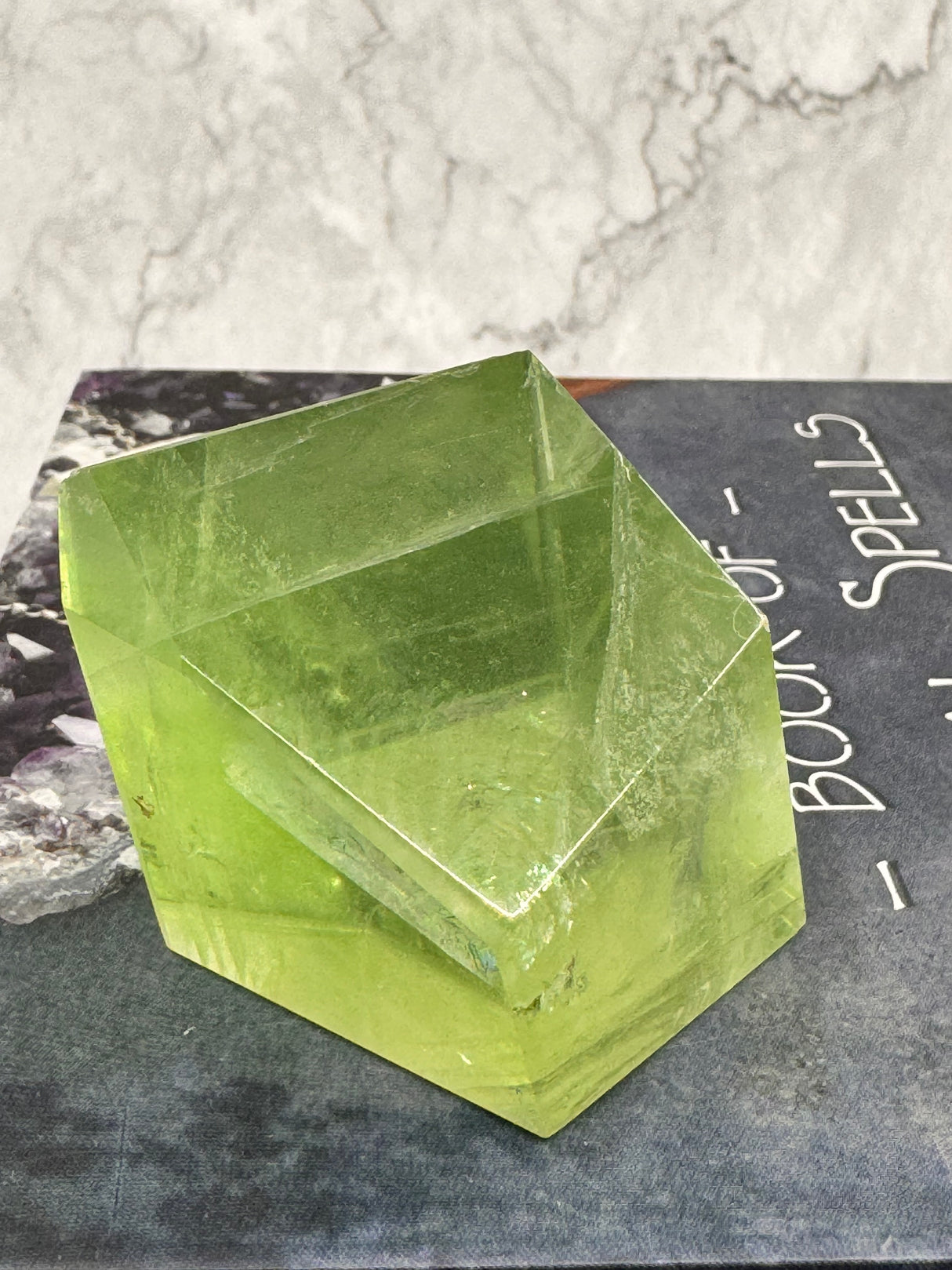 Green Fluorite Freeform 153g – Stone of Renewal, Focus and Heart Clarity