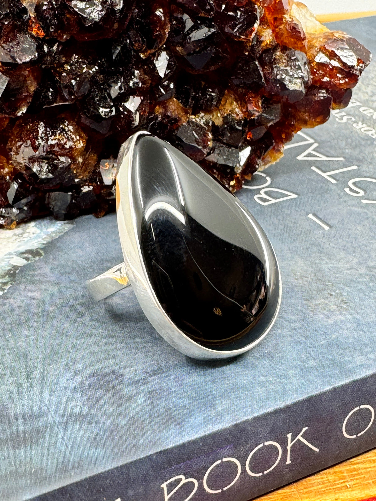 Black Onyx Ring Size 9 -"I am focused and can do anything I set my mind to."