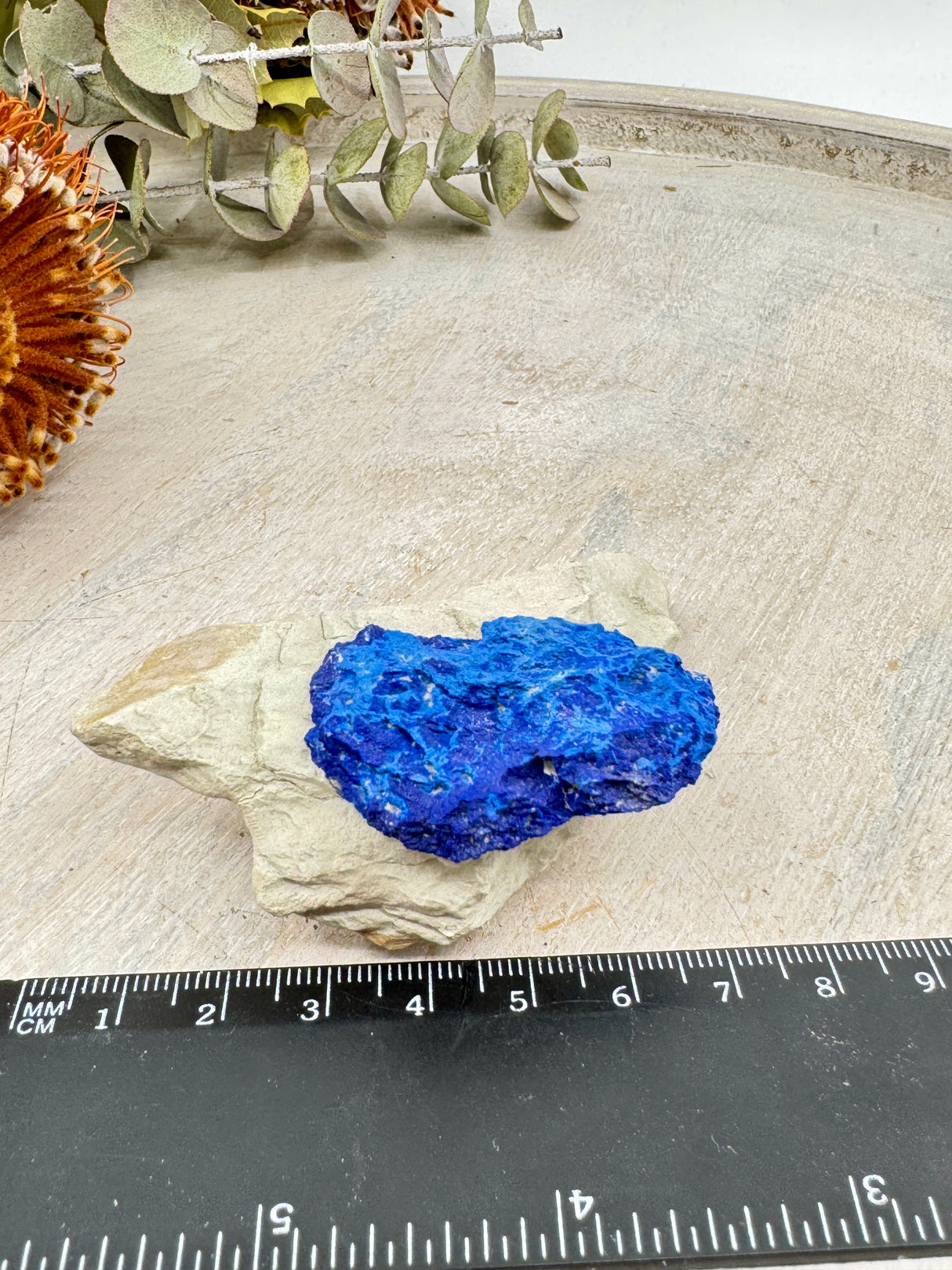Azurite Sun #3 – Double Sun 68g – Rare Australian Mineral for Intuition & Divine Connection