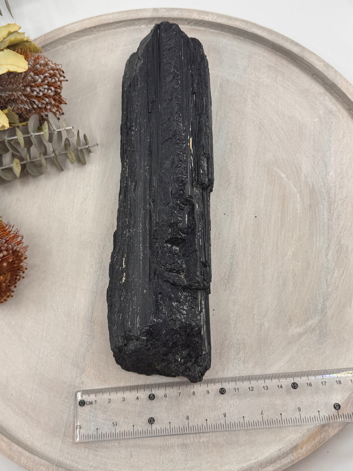 Black Tourmaline Specimen – 2.43kg Protective Crystal