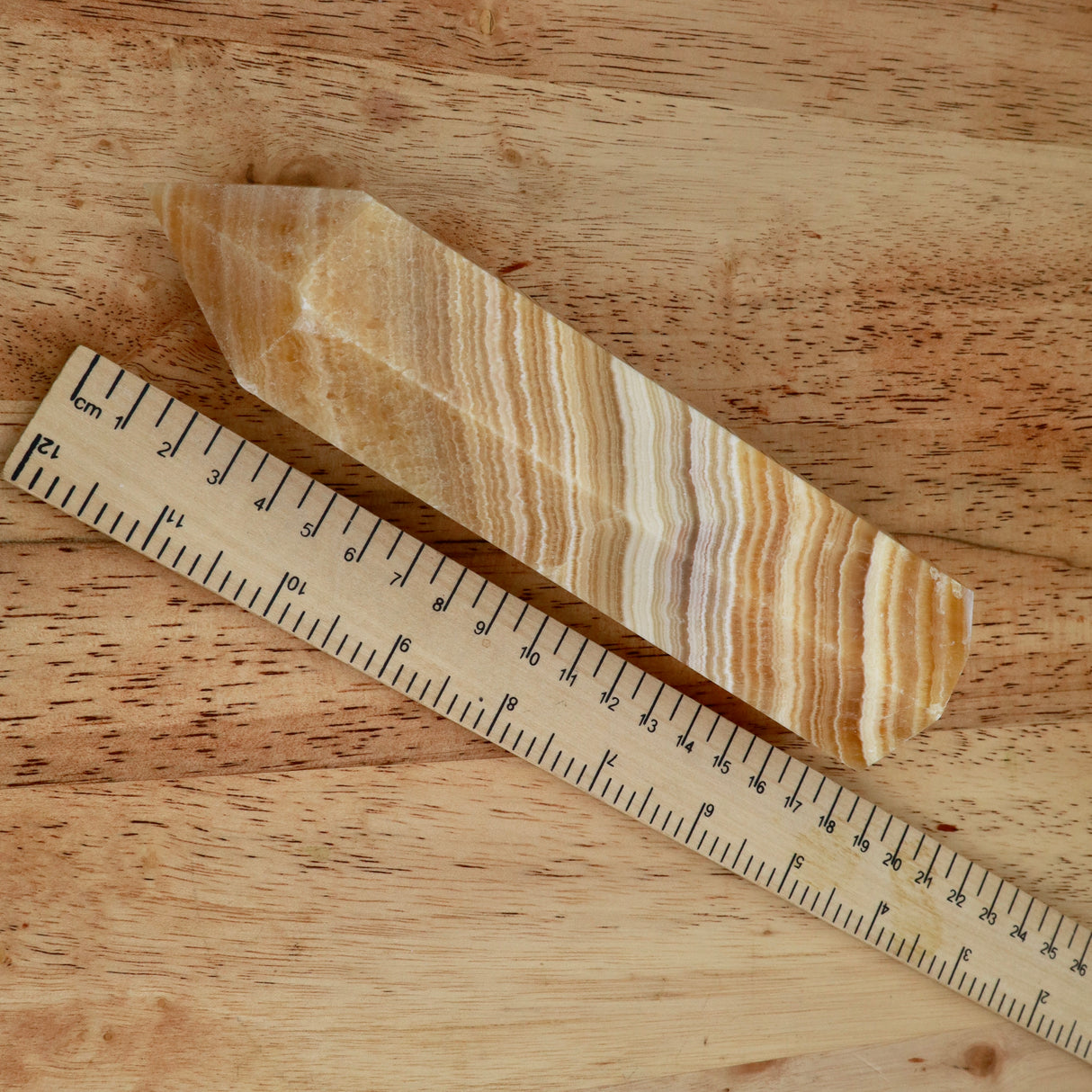 Orange Calcite Tower | 18cm | 629g | Joy & Vitality